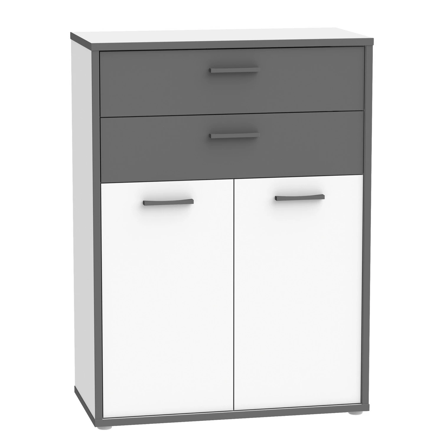 Fredriks Büroset Kendrick II (7-teilig) - Weiß / Grau 12 Fredriks Büroset Kendrick II (7-teilig) - Weiß / Grau – Bild 10