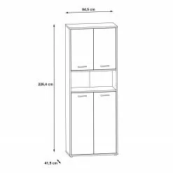 Fredriks Büroset Kendrick II (7-teilig) - Weiß / Grau 53 Fredriks Büroset Kendrick II (7-teilig) - Weiß / Grau -Büromöbel Verkaufsgeschäft 1000292009 211006 14101000677 SKETCH DETAILS P000000001000292009 sketch