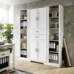 Ridgevalley Büroregal Jasmund II - Pinie Weiß Dekor 10 Ridgevalley Büroregal Jasmund II - Pinie Weiß Dekor -Büromöbel Verkaufsgeschäft 1000293868 211020 085818000027 MOOD DETAILS P000000001000293868 mood