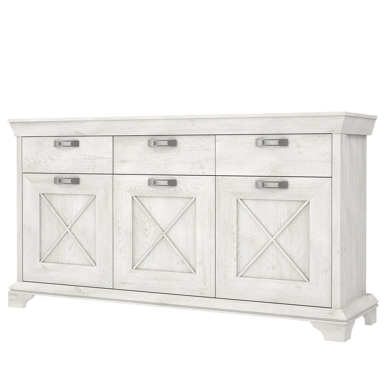 Ridgevalley Sideboard Kimbark I - Pinie Weiß Dekor 3 Ridgevalley Sideboard Kimbark I - Pinie Weiß Dekor