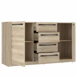 Loftscape Sideboard Truth - Eiche Sonoma Dekor -Büromöbel Verkaufsgeschäft 1000295089 211125 144855000107 DETAILS P000000001000295089