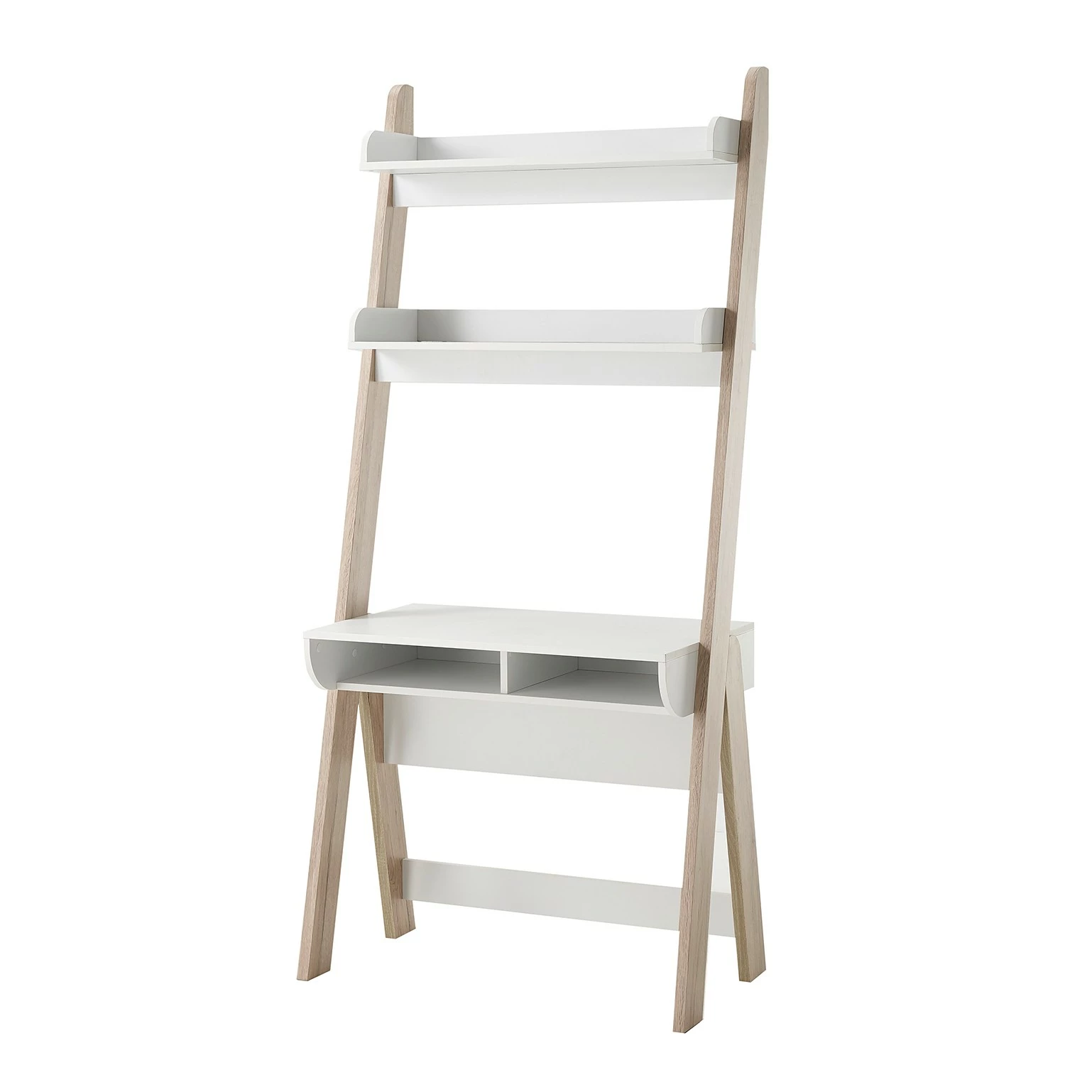 Mørteens Schreibtisch-Kombination Vela - Weiß / Eiche Sanremo Dekor 3 Mørteens Schreibtisch-Kombination Vela - Weiß / Eiche Sanremo Dekor