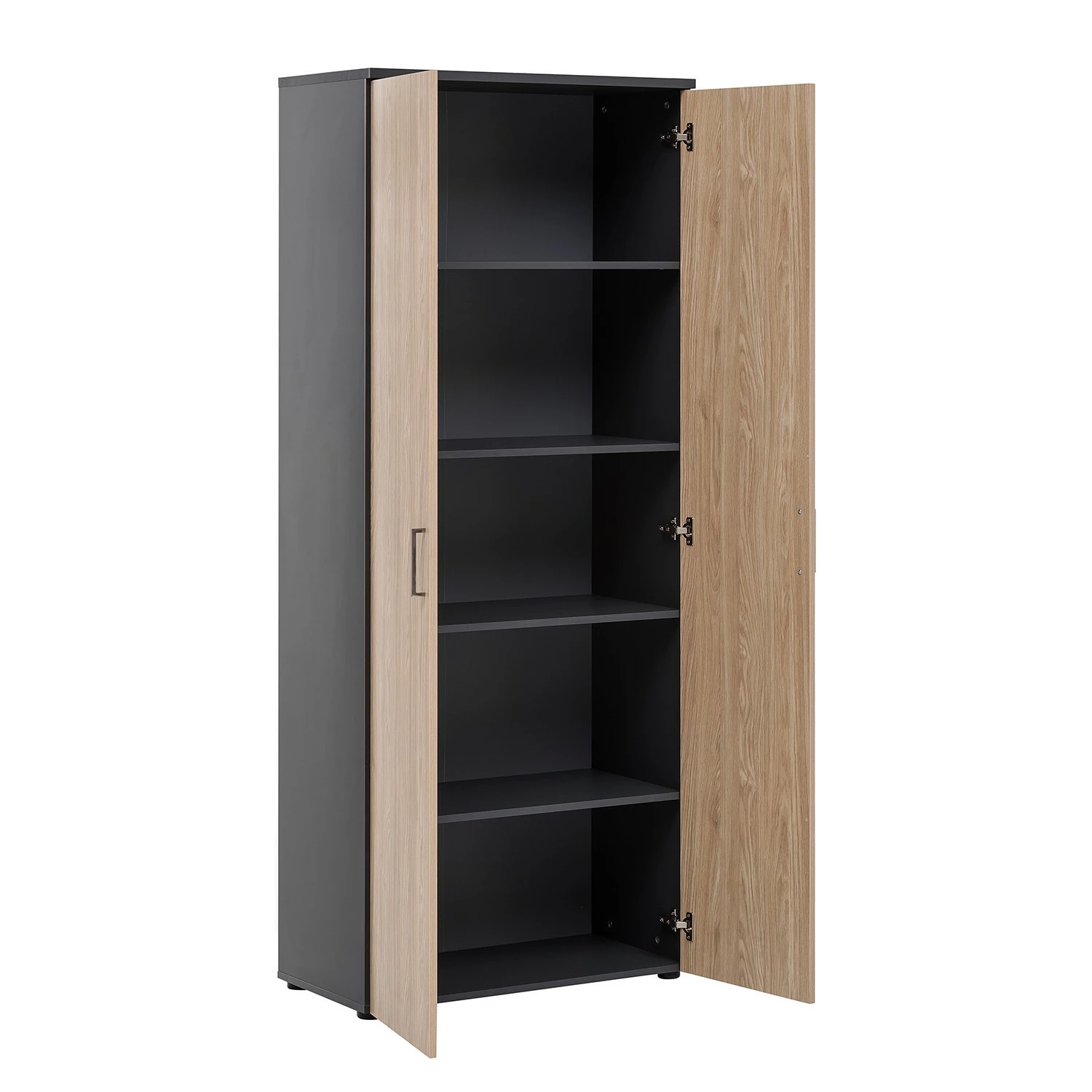 Furnitive Aktenschrank Cookley IV - Anthrazit / Eiche Dekor 6 Furnitive Aktenschrank Cookley IV - Anthrazit / Eiche Dekor – Bild 4