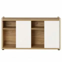 Germania Sideboard GW-Indianapolis - Eiche Navarra Dekor / Weiß -Büromöbel Verkaufsgeschäft 1000296405 210927 094703000033 DETAILS P000000001000296405