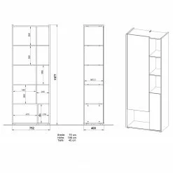 Germania Aktenschrank GW-Indianapolis - Eiche Navarra Dekor / Weiß 13 Germania Aktenschrank GW-Indianapolis - Eiche Navarra Dekor / Weiß -Büromöbel Verkaufsgeschäft 1000296428 211103 162254000522 SKETCH DETAILS P000000001000296428 sketch