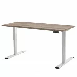 Furnitive Büroset Avin XIV (5-teilig) - (Höhenverstellbar) - Eiche Sonoma Dekor / Weiß -Büromöbel Verkaufsgeschäft 1000297138 211008 13250900134 DETAILS P000000001000297138