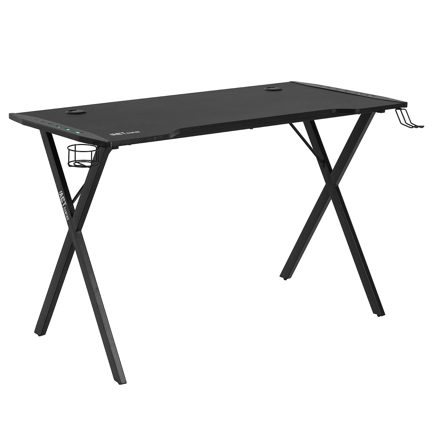 Fredriks LED Gaming Tisch Evinston - Schwarz 3 Fredriks LED Gaming Tisch Evinston - Schwarz