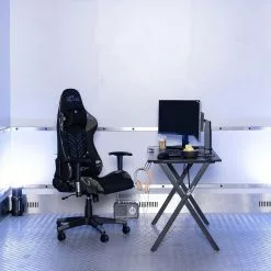 Fredriks LED Gaming Tisch Evinston - Schwarz 13 Fredriks LED Gaming Tisch Evinston - Schwarz -Büromöbel Verkaufsgeschäft 1000297637 211007 08054500060 MOOD DETAILS P000000001000297637 mood