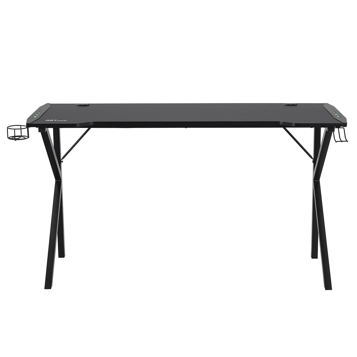 Fredriks LED Gaming Tisch Evinston II - Schwarz 5 Fredriks LED Gaming Tisch Evinston II - Schwarz – Bild 3