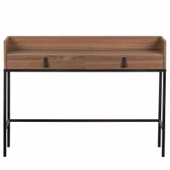 Fredriks Schreibtisch Boonton - Echtholz furniert / Metall - Walnuss / Schwarz 10 Fredriks Schreibtisch Boonton - Echtholz furniert / Metall - Walnuss / Schwarz -Büromöbel Verkaufsgeschäft 1000299499 211011 08454300067 DETAILS P000000001000299499