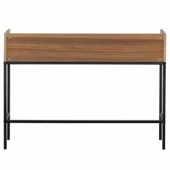 Fredriks Schreibtisch Boonton - Echtholz furniert / Metall - Walnuss / Schwarz 11 Fredriks Schreibtisch Boonton - Echtholz furniert / Metall - Walnuss / Schwarz -Büromöbel Verkaufsgeschäft 1000299499 211011 08454300083 DETAILS P000000001000299499