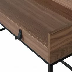 Fredriks Schreibtisch Boonton - Echtholz furniert / Metall - Walnuss / Schwarz 12 Fredriks Schreibtisch Boonton - Echtholz furniert / Metall - Walnuss / Schwarz -Büromöbel Verkaufsgeschäft 1000299499 211011 08454300094 DETAILS P000000001000299499