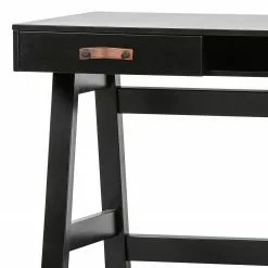 Fredriks Schreibtisch Dural - Kiefer massiv - Schwarz / Vintage Braun 16 Fredriks Schreibtisch Dural - Kiefer massiv - Schwarz / Vintage Braun -Büromöbel Verkaufsgeschäft 1000299506 211011 084544000129 DETAILS P000000001000299506