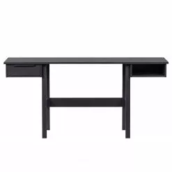 Fredriks Schreibtisch Tewin - Kiefer massiv - Schwarz -Büromöbel Verkaufsgeschäft 1000299509 211011 08454400131 DETAILS P000000001000299509