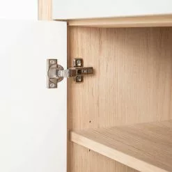 Studio Copenhagen Sideboard Maayka III - Eiche teilmassiv - Mushroom Creme / Eiche Hell -Büromöbel Verkaufsgeschäft 1000300841 220803 036 DETAILS P000000001000300841