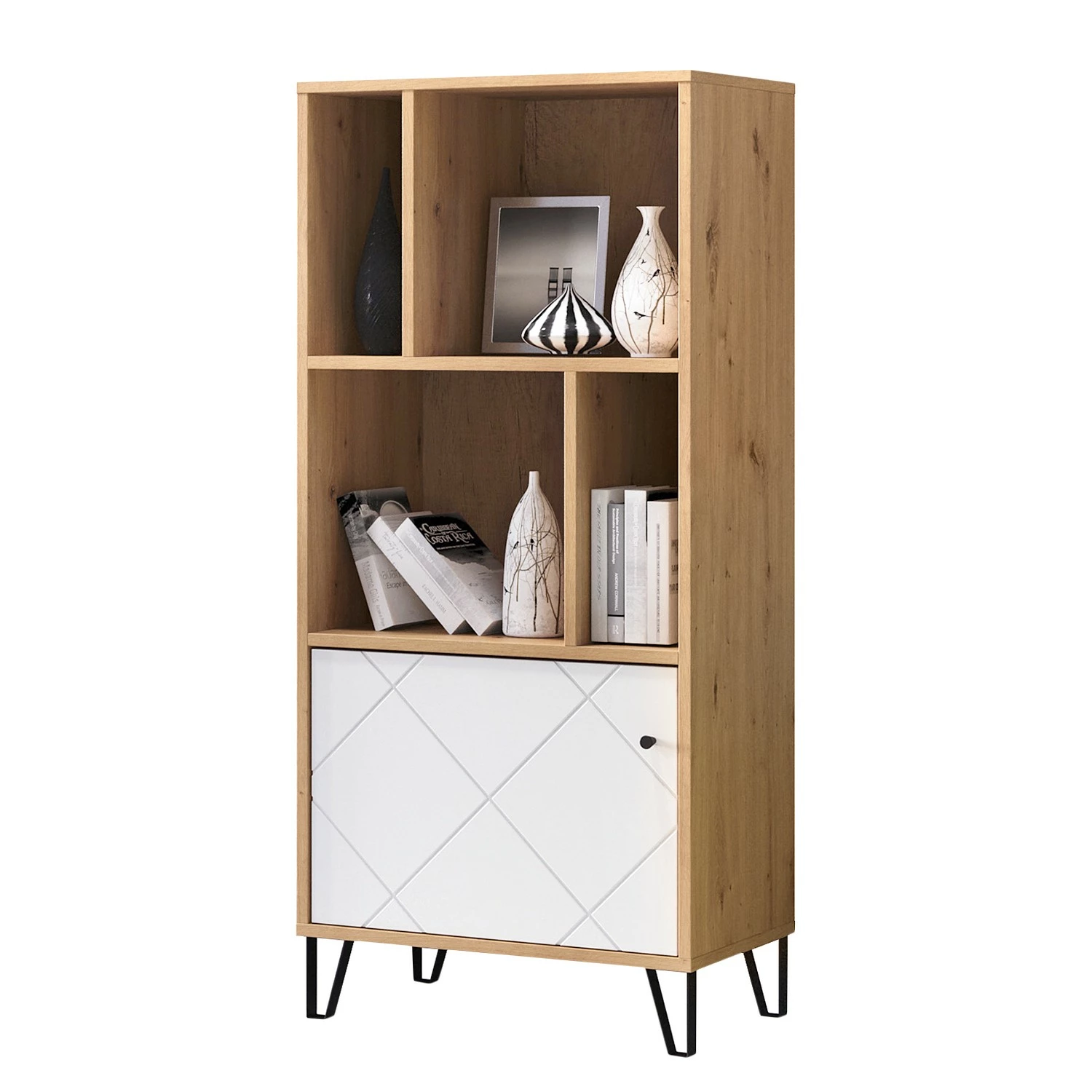 Trendteam Regal Touch - Eiche Artisan Dekor / Weiß 3 Trendteam Regal Touch - Eiche Artisan Dekor / Weiß