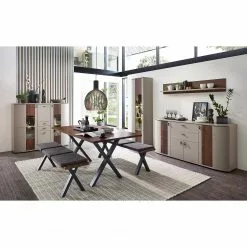 Loftscape Sideboard Saida - Kaschmir / Nussbaum Dekor -Büromöbel Verkaufsgeschäft 1000300942 211020 13343500039 MOOD DETAILS P000000001000300942 mood