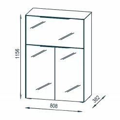 Maja Möbel Sekretär Merit - Eiche Riviera Dekor -Büromöbel Verkaufsgeschäft 1000304070 211108 081025000530 SKETCH DETAILS P000000001000304070 sketch