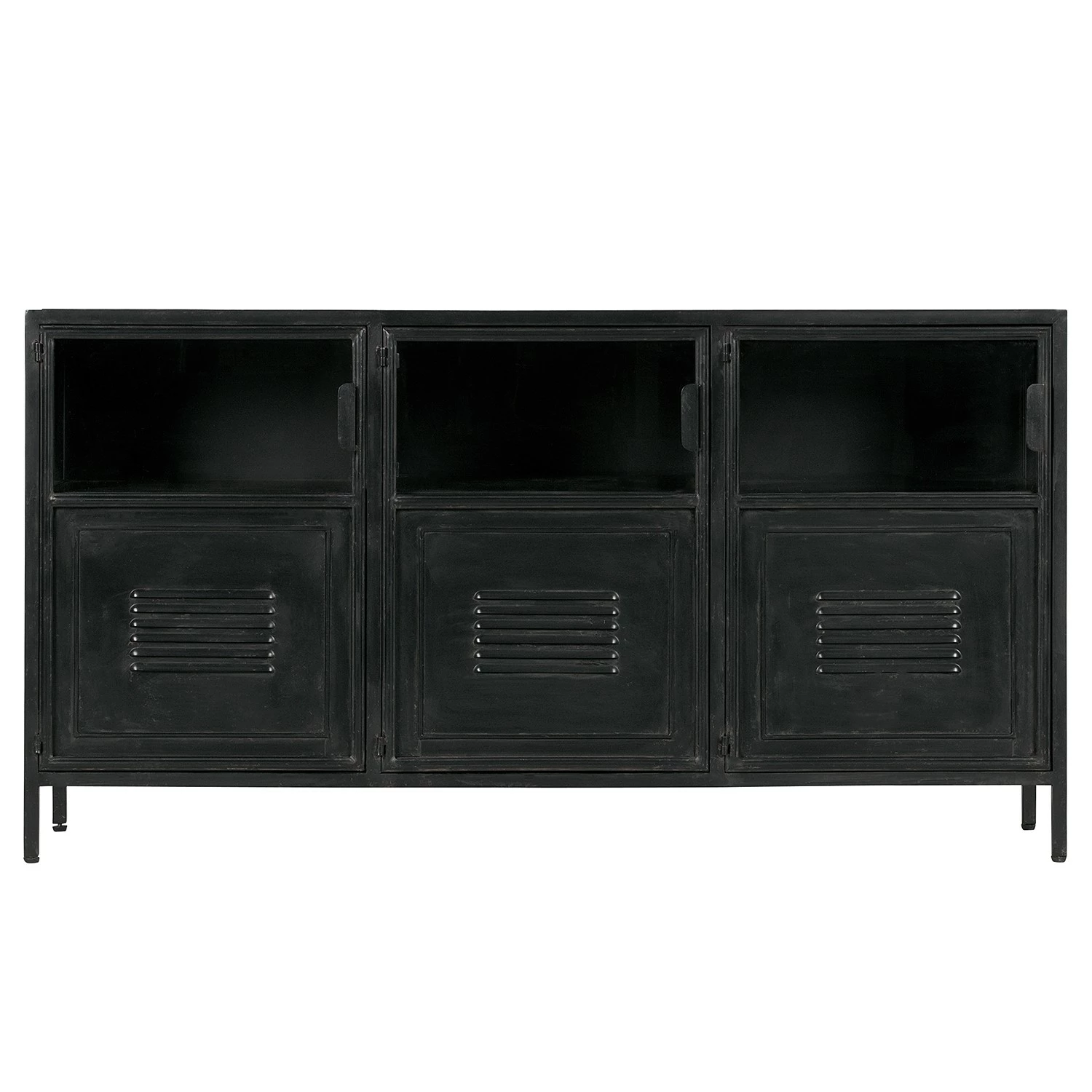 Red Living Sideboard Malita - Metall - Schwarz 6 Red Living Sideboard Malita - Metall - Schwarz – Bild 4