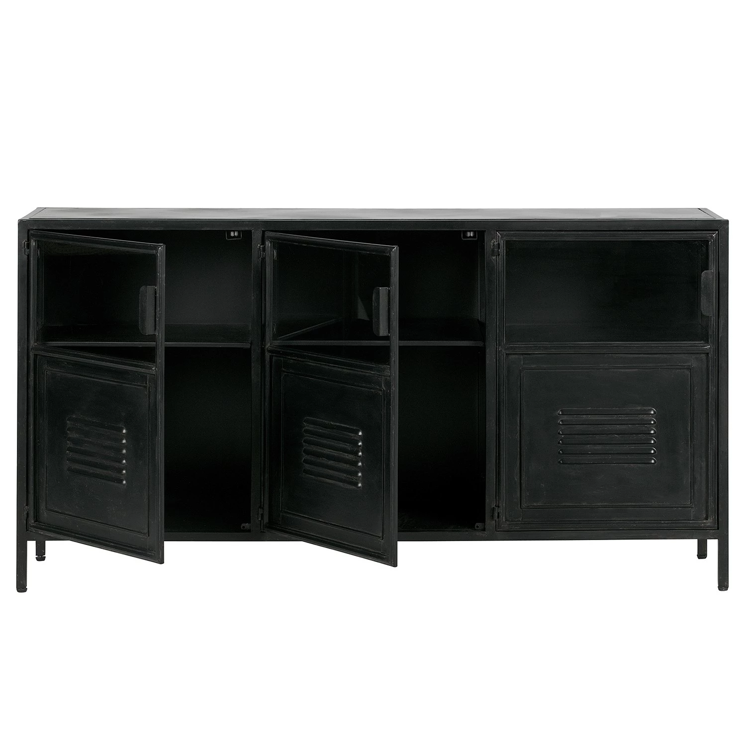 Red Living Sideboard Malita - Metall - Schwarz 7 Red Living Sideboard Malita - Metall - Schwarz – Bild 5