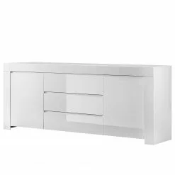 LC Spa Sideboard Amalfi II - Hochglanz Weiß