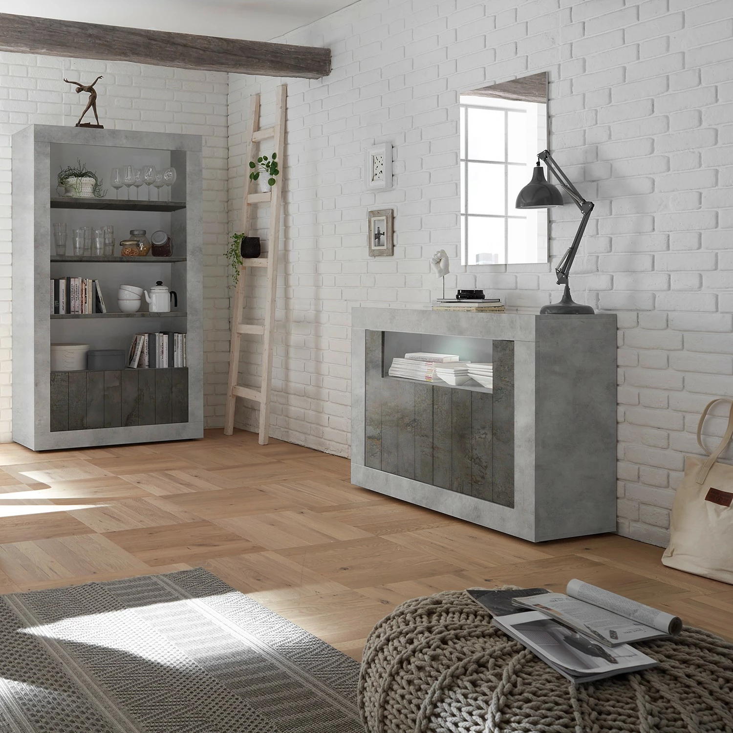 LC Spa Kommode Urbino - Anthrazit / Hellgrau 4 LC Spa Kommode Urbino - Anthrazit / Hellgrau – Bild 2