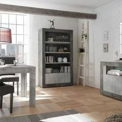 LC Spa Regal Urbino - Hellgrau / Dunkelgrau 9 LC Spa Regal Urbino - Hellgrau / Dunkelgrau -Büromöbel Verkaufsgeschäft 1000306563 211122 150851000045 DETAILS P000000001000306563