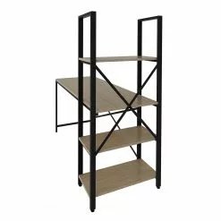 Red Living Schreibtisch-Kombination Living - Eiche Dekor / Schwarz -Büromöbel Verkaufsgeschäft 1000306594 211115 135033000127 DETAILS P000000001000306594