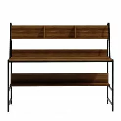 Red Living Schreibtisch Clomeo - Walnuss Dekor -Büromöbel Verkaufsgeschäft 1000306657 211115 13543100468 DETAILS P000000001000306657