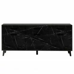 Jack & Alice Sideboard Fintel I - Marmor Schwarz Dekor / Schwarz 12 Jack & Alice Sideboard Fintel I - Marmor Schwarz Dekor / Schwarz -Büromöbel Verkaufsgeschäft 1000307050 211110 08234500076 DETAILS P000000001000307050