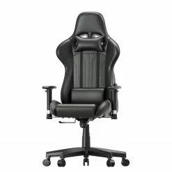 Fredriks Gaming Stuhl Jason - Kunstleder / Nylon - Schwarz