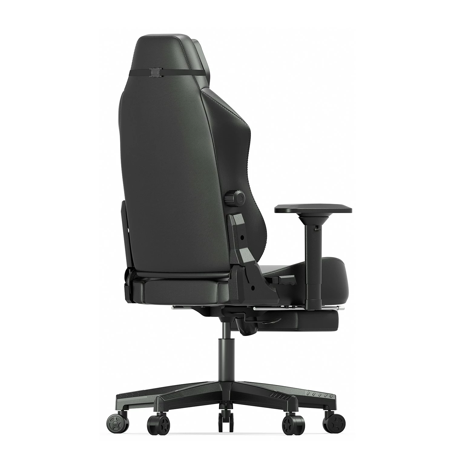 Fredriks Gaming Stuhl Lasy XXL - (mit Fußstütze) - Schwarz 6 Fredriks Gaming Stuhl Lasy XXL - (mit Fußstütze) - Schwarz – Bild 4
