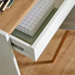 Jahnke Schreibtisch ML C 100 - Wildeiche Dekor / Weiß -Büromöbel Verkaufsgeschäft 1000307841 211109 13512100090 DETAILS P000000001000307841