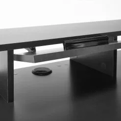 Fredriks Schreibtisch-Kombination Halling - (LED-Beleuchtung) - Schwarz -Büromöbel Verkaufsgeschäft 1000307854 211109 135547000114 DETAILS P000000001000307854