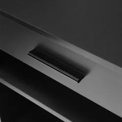 Fredriks Schreibtisch-Kombination Halling - (LED-Beleuchtung) - Schwarz -Büromöbel Verkaufsgeschäft 1000307854 211109 135547000136 DETAILS P000000001000307854