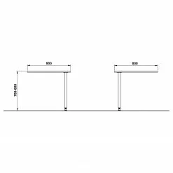 Germania Eckverbindung GW-Profi 2.0 II - Eiche Grandson Dekor -Büromöbel Verkaufsgeschäft 1000307867 211109 161639000563 SKETCH DETAILS P000000001000307867 sketch