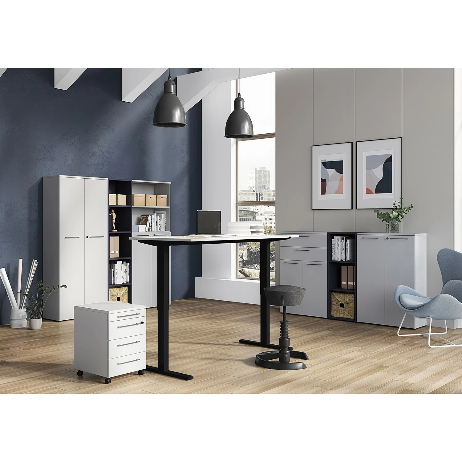 Germania Aktenschrank GW-Agenda IV - Lichtgrau 5 Germania Aktenschrank GW-Agenda IV - Lichtgrau – Bild 3