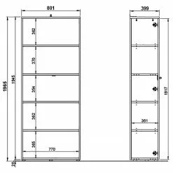 Germania Aktenschrank GW-Agenda IV - Lichtgrau 17 Germania Aktenschrank GW-Agenda IV - Lichtgrau -Büromöbel Verkaufsgeschäft 1000307873 211109 161640000596 SKETCH DETAILS P000000001000307873 sketch