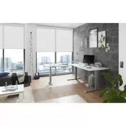 Fredriks Eckschreibtisch Toms - (Höhenverstellbar) - Lichtgrau / Grau -Büromöbel Verkaufsgeschäft 1000309502 211110 082121000024 MOOD DETAILS P000000001000309502 mood