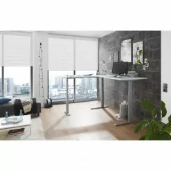 Fredriks Eckschreibtisch Toms - (Höhenverstellbar) - Lichtgrau / Grau -Büromöbel Verkaufsgeschäft 1000309502 211110 082121000026 MOOD DETAILS P000000001000309502 mood