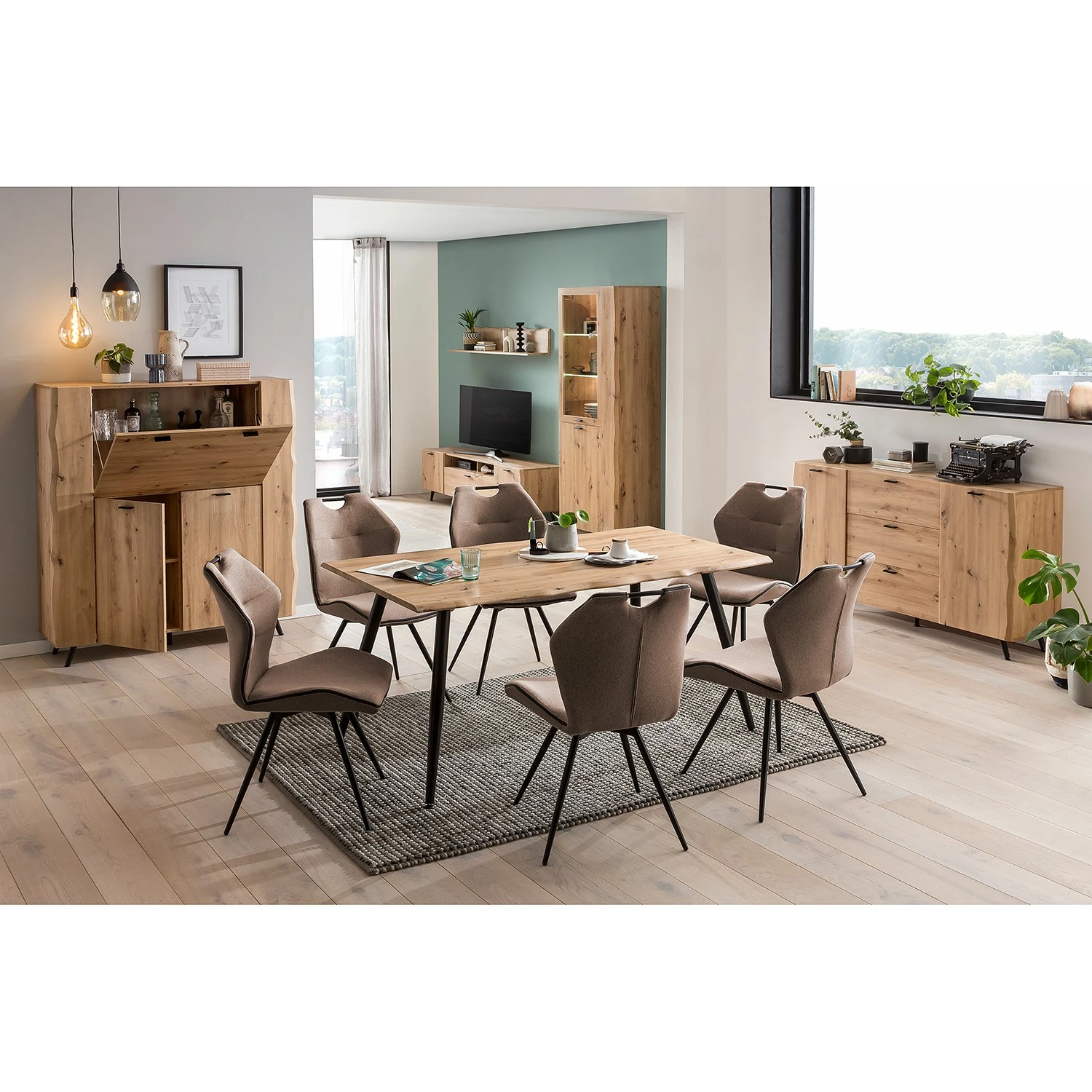 Ars Natura Sideboard Dorchester - Eiche Artisan Dekor 6 Ars Natura Sideboard Dorchester - Eiche Artisan Dekor – Bild 4