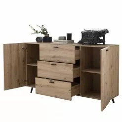 Ars Natura Sideboard Dorchester - Eiche Artisan Dekor 12 Ars Natura Sideboard Dorchester - Eiche Artisan Dekor -Büromöbel Verkaufsgeschäft 1000309601 211118 06583500058 DETAILS P000000001000309601