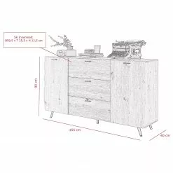 Ars Natura Sideboard Dorchester - Eiche Artisan Dekor 13 Ars Natura Sideboard Dorchester - Eiche Artisan Dekor -Büromöbel Verkaufsgeschäft 1000309601 211118 065836000529 SKETCH DETAILS P000000001000309601 sketch