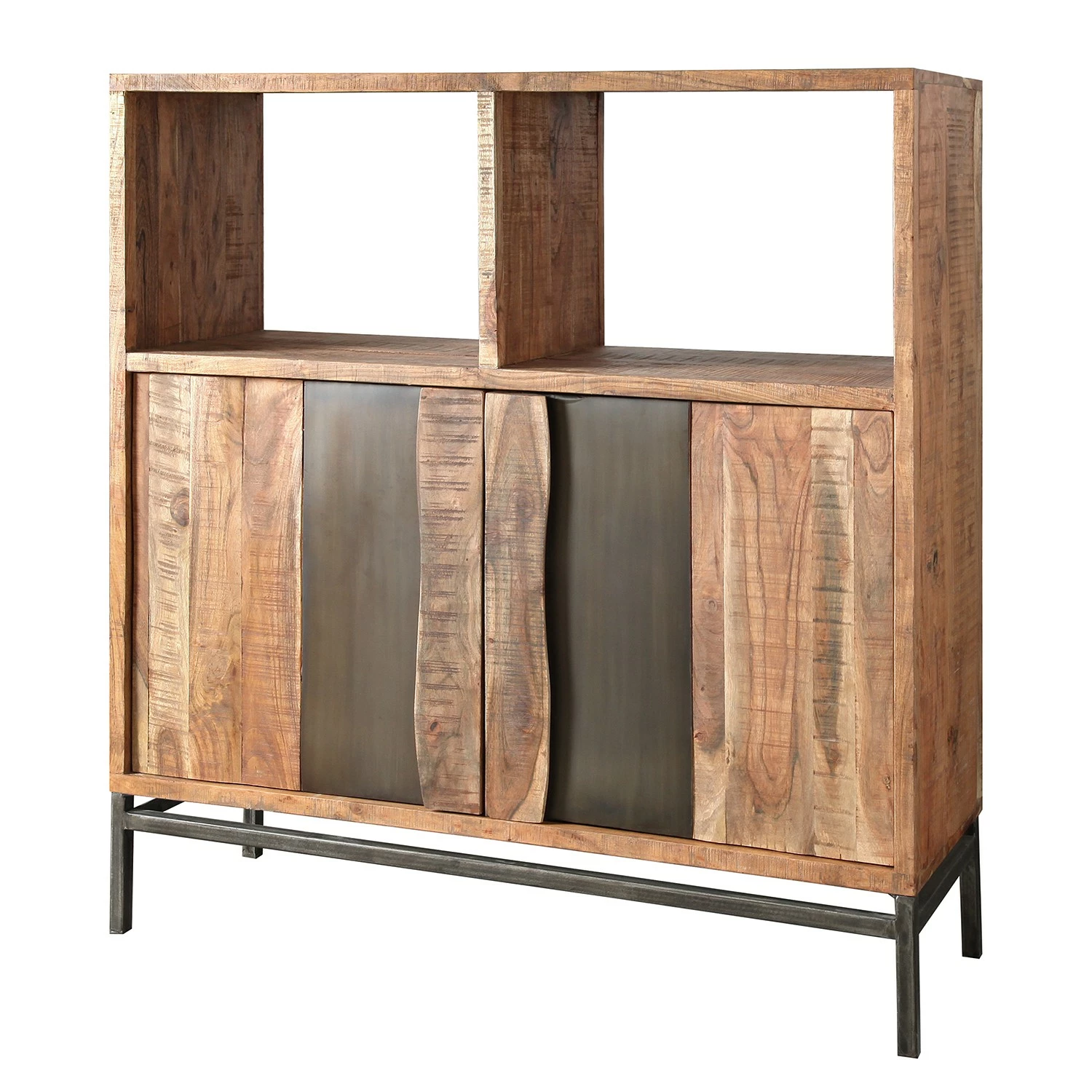 Ars manufacti Büroset Domme (3-teilig) - Akazie massiv / Eisen - Akazie / Anthrazit 5 Ars manufacti Büroset Domme (3-teilig) - Akazie massiv / Eisen - Akazie / Anthrazit – Bild 3