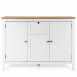 Ridgevalley Sideboard Bombita III - Weiß / Eiche Artisan Dekor -Büromöbel Verkaufsgeschäft 1000310613 211118 060556000110 DETAILS P000000001000310613