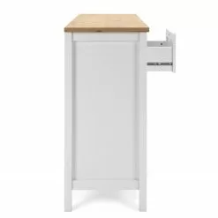 Ridgevalley Sideboard Bombita III - Weiß / Eiche Artisan Dekor -Büromöbel Verkaufsgeschäft 1000310613 211118 060556000121 DETAILS P000000001000310613