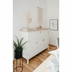 Ridgevalley Sideboard Bombita III - Weiß / Eiche Artisan Dekor -Büromöbel Verkaufsgeschäft 1000310613 211118 06055600055 MOOD DETAILS P000000001000310613 mood