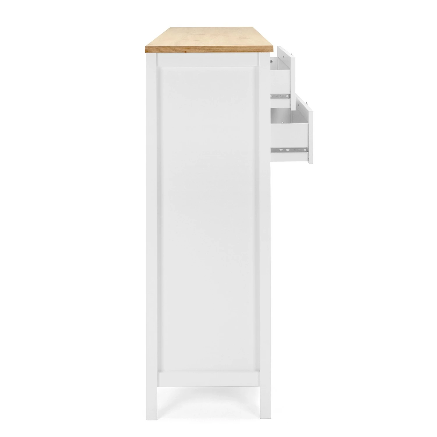 Ridgevalley Sideboard Bombita II - Weiß / Eiche Artisan Dekor 9 Ridgevalley Sideboard Bombita II - Weiß / Eiche Artisan Dekor – Bild 7