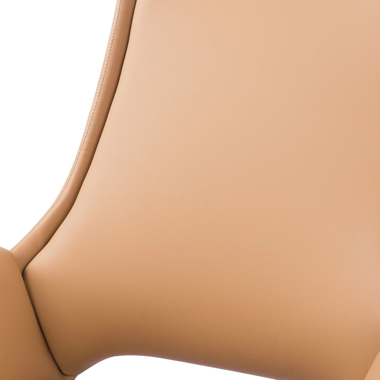 Fredriks Bürostuhl Zore - Kunstleder / Metall - Cognac / Aluminium 9 Fredriks Bürostuhl Zore - Kunstleder / Metall - Cognac / Aluminium – Bild 7