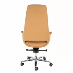 Fredriks Bürostuhl Zore - Kunstleder / Metall - Cognac / Aluminium 24 Fredriks Bürostuhl Zore - Kunstleder / Metall - Cognac / Aluminium -Büromöbel Verkaufsgeschäft 1000310651 220826 034 DETAILS P000000001000310651